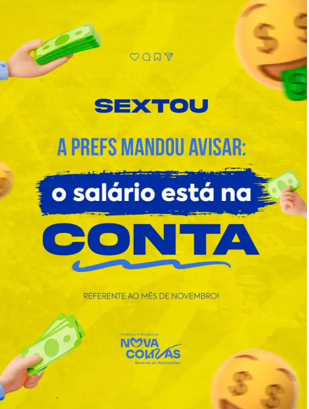 SALARIO NA CONTA